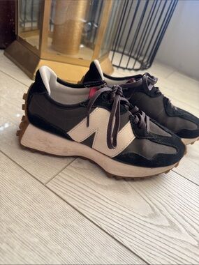 New Balance Black Cream & Gum-Soled Women's Sneakers
